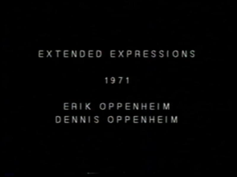 Extended Expressions, Erik and Dennis Oppenheim. From the series Program Seven
