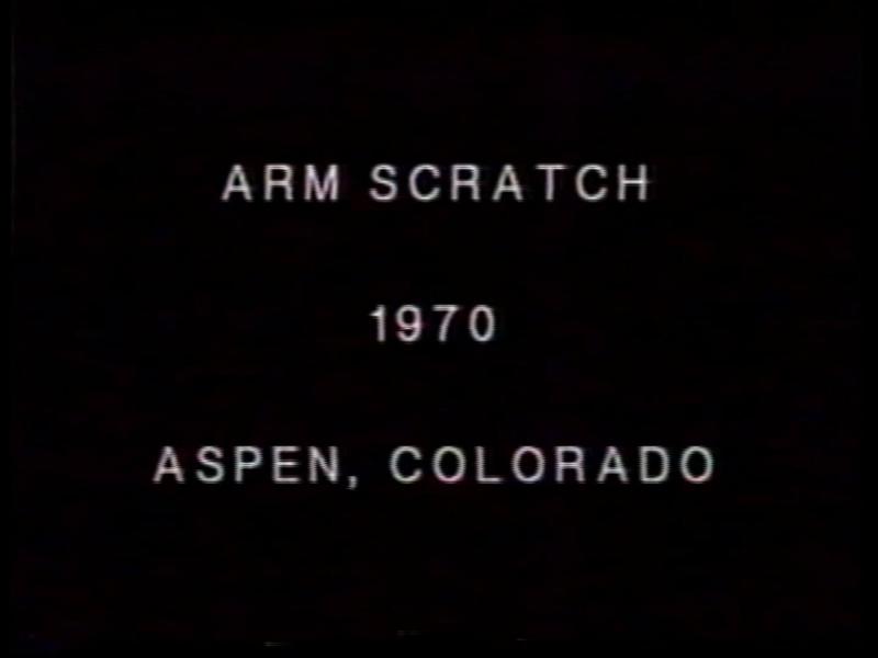 Arm Scratch, Aspen, Colorado. From the series Program Seven
