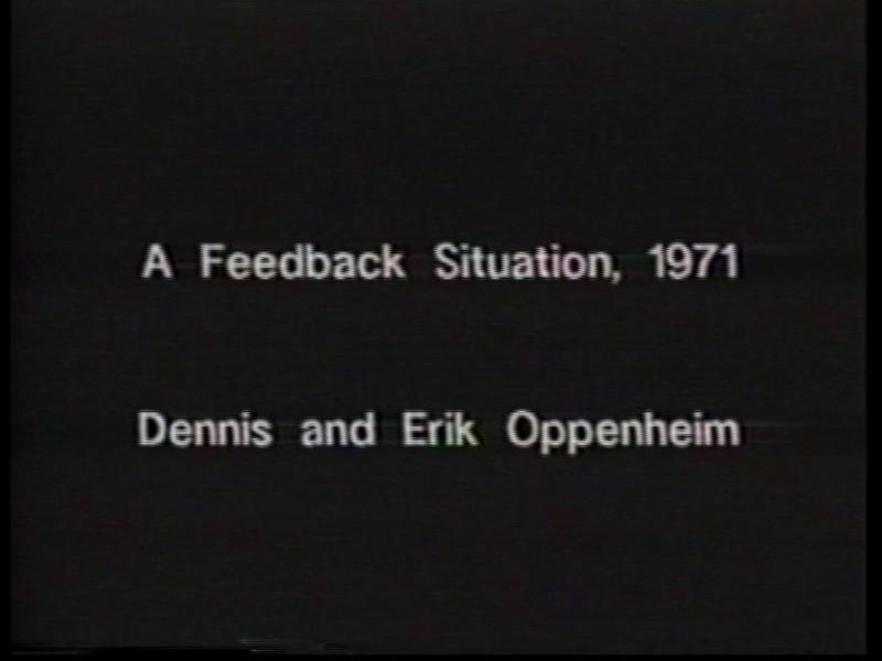 A Feedback Situation, Dennis and Erik Oppenheim. From the series Program Six