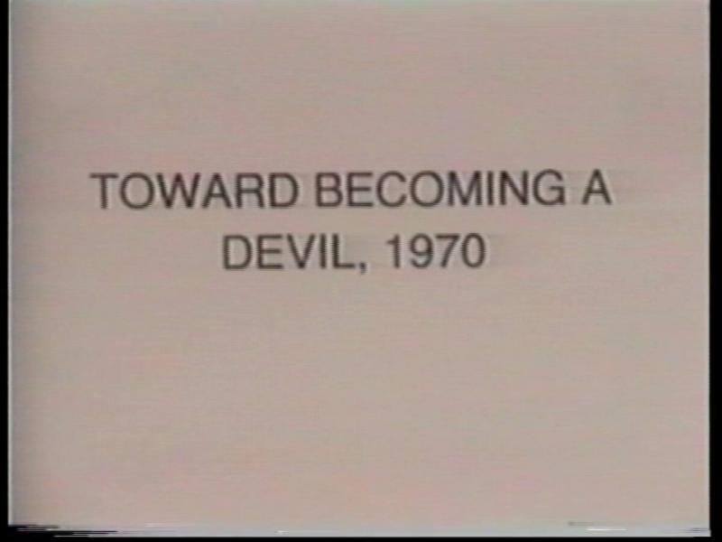 Toward Becoming A Devil. From the series Program Two