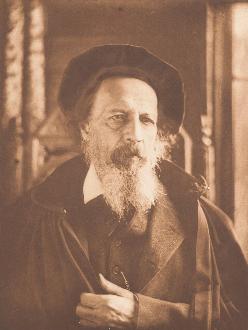 Alfred Lord Tennyson. From the book Alfred, Lord Tennyson and his friends, T. Fischer Urwin, Paternoster Square, London 1893