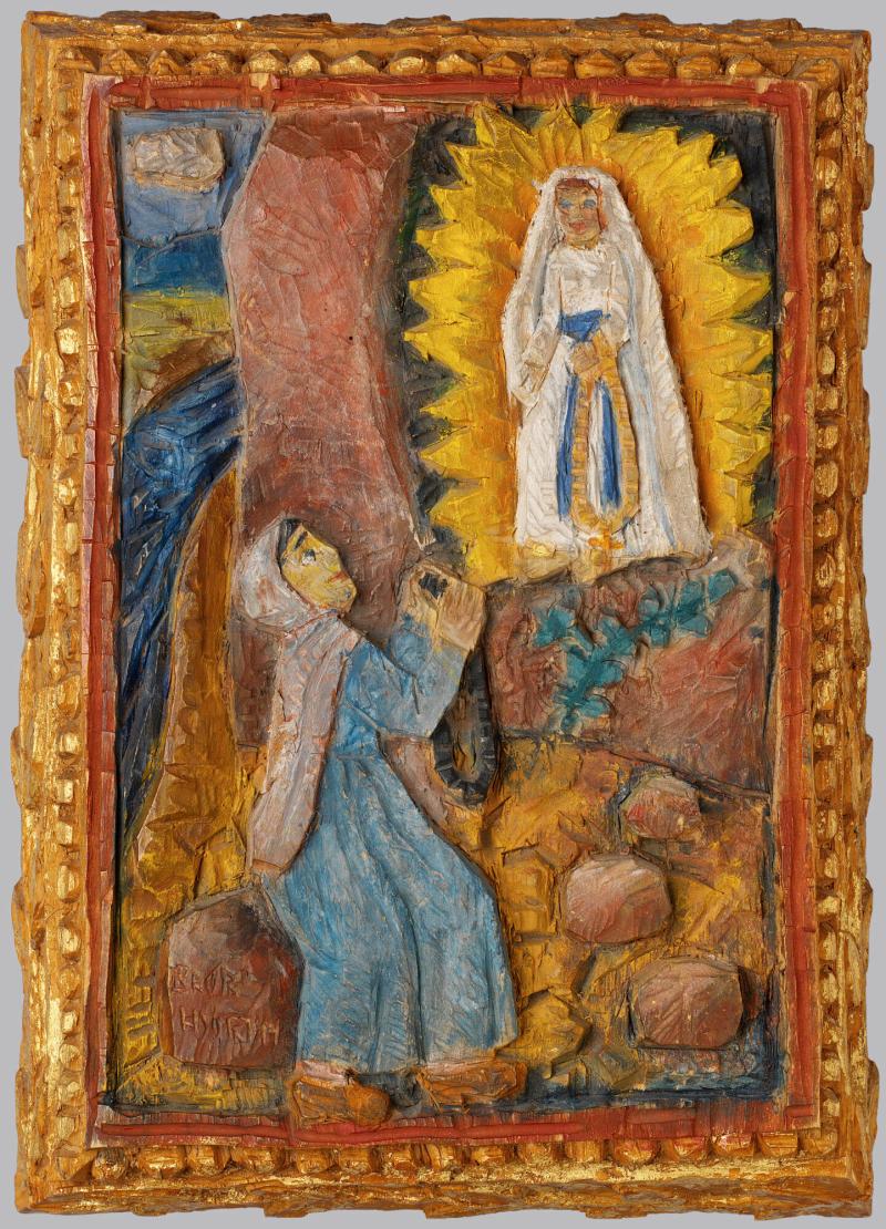 Bernadette av Lourdes, relief