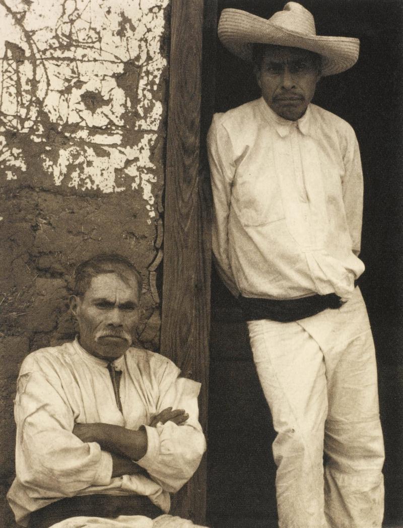 Men of Santa Anna, Michoacan. Ur serien Mexican Portfolio
