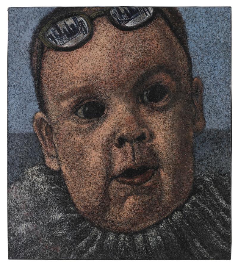 Portrait of Pontus Hultén as He May Have Looked at the Age of 8 Months