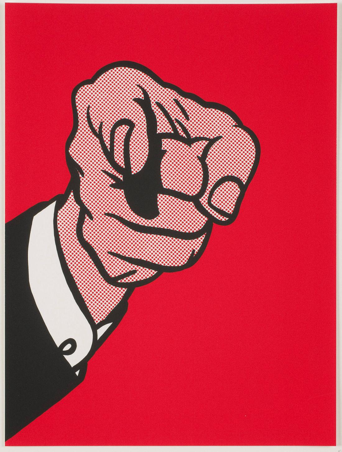 Finger Pointing. Ur portfolion "Works by artists in the New York Collection for Stockholm"