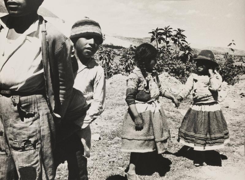 Peru. Barn i Ancash i Anderna