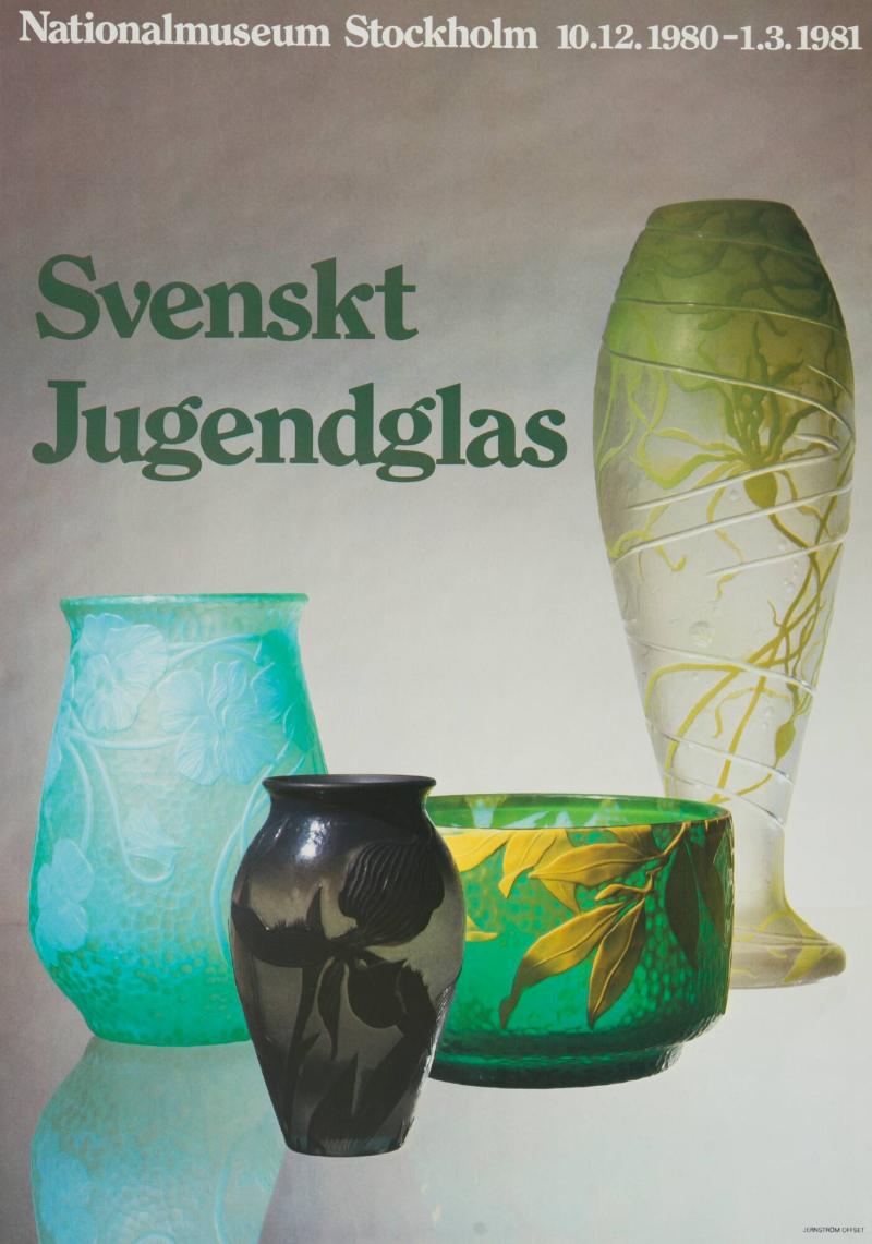 Svenskt jugendglas. Nationalmuseum