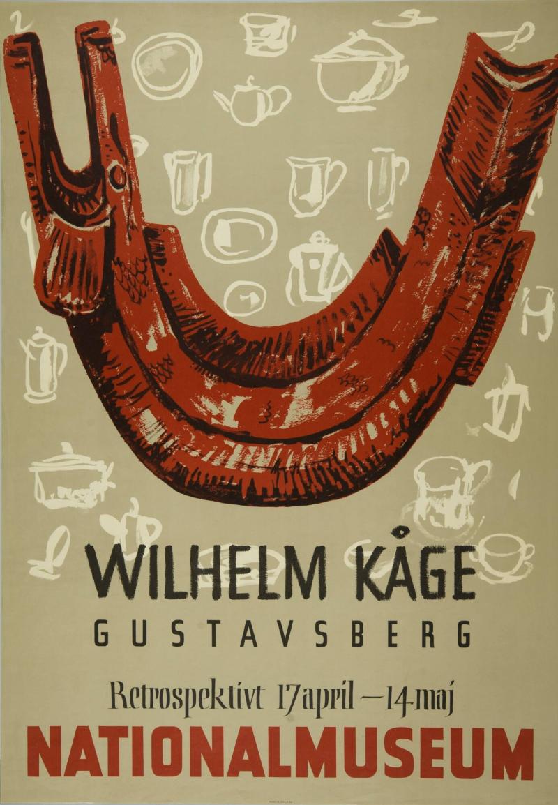 Wilhelm Kåge, Gustavsberg, Retrospektiv - Nationalmuseum
