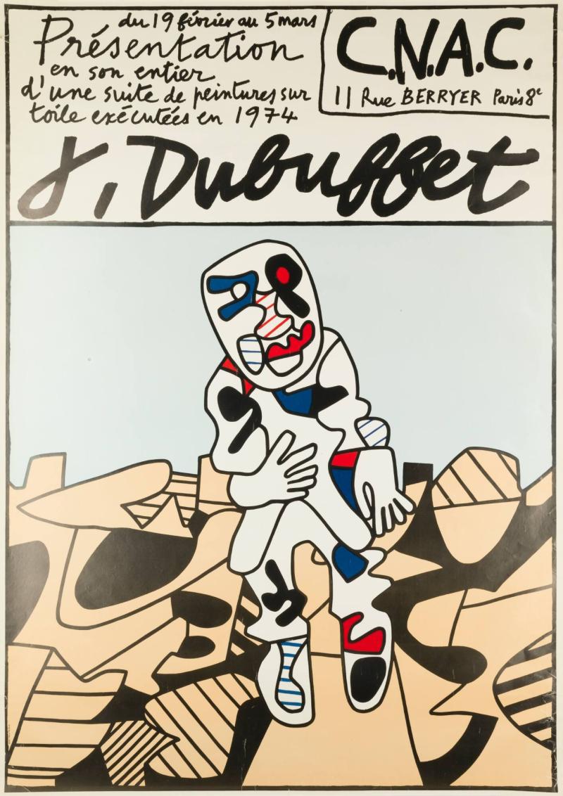 Jean Dubuffet. Présentation en son entier d ´une suite de peintures sur toile excécutées en 1974