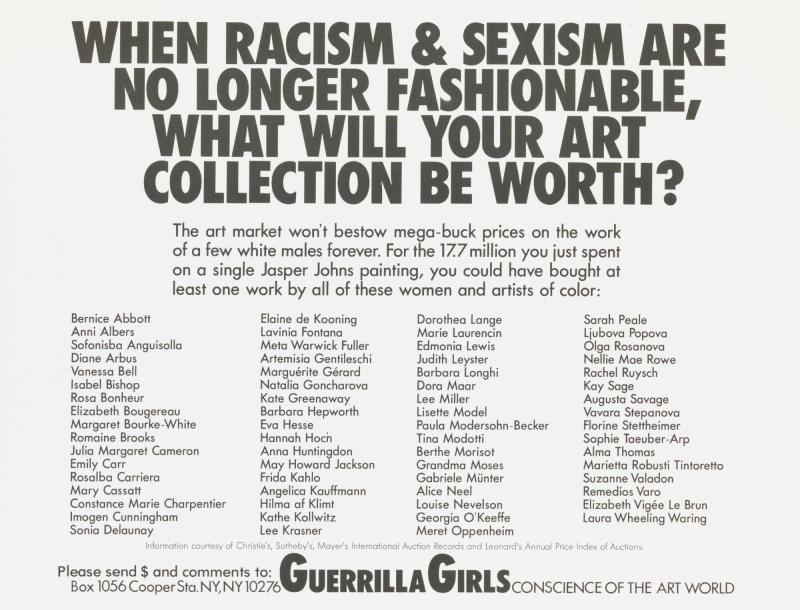 When Racism and Sexism Are No Longer Fashionable, How Much Will Your Art ollection Be Worth?