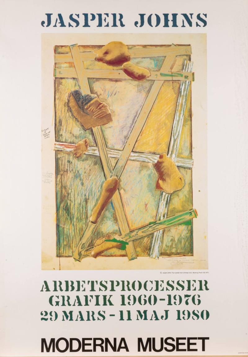 Jasper Johns / Arbetsprocesser, grafik 1960-1976