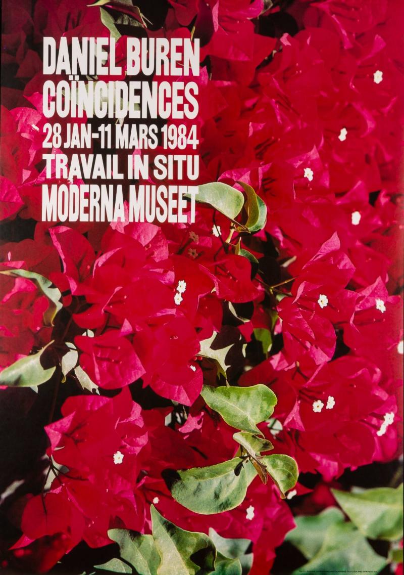 Daniel Buren / Coincidences / 
Travaille in situ / Moderna museet