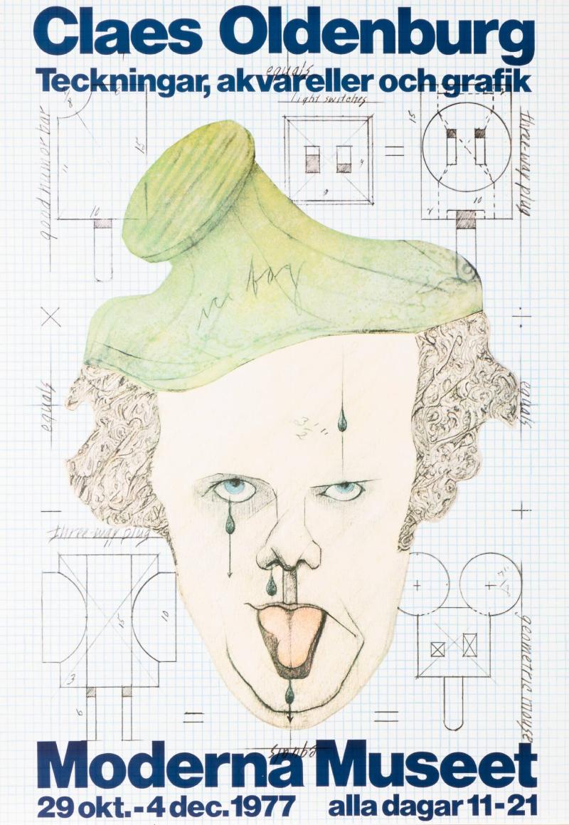 Claes Oldenburg 
Teckningar, akvareller och grafik