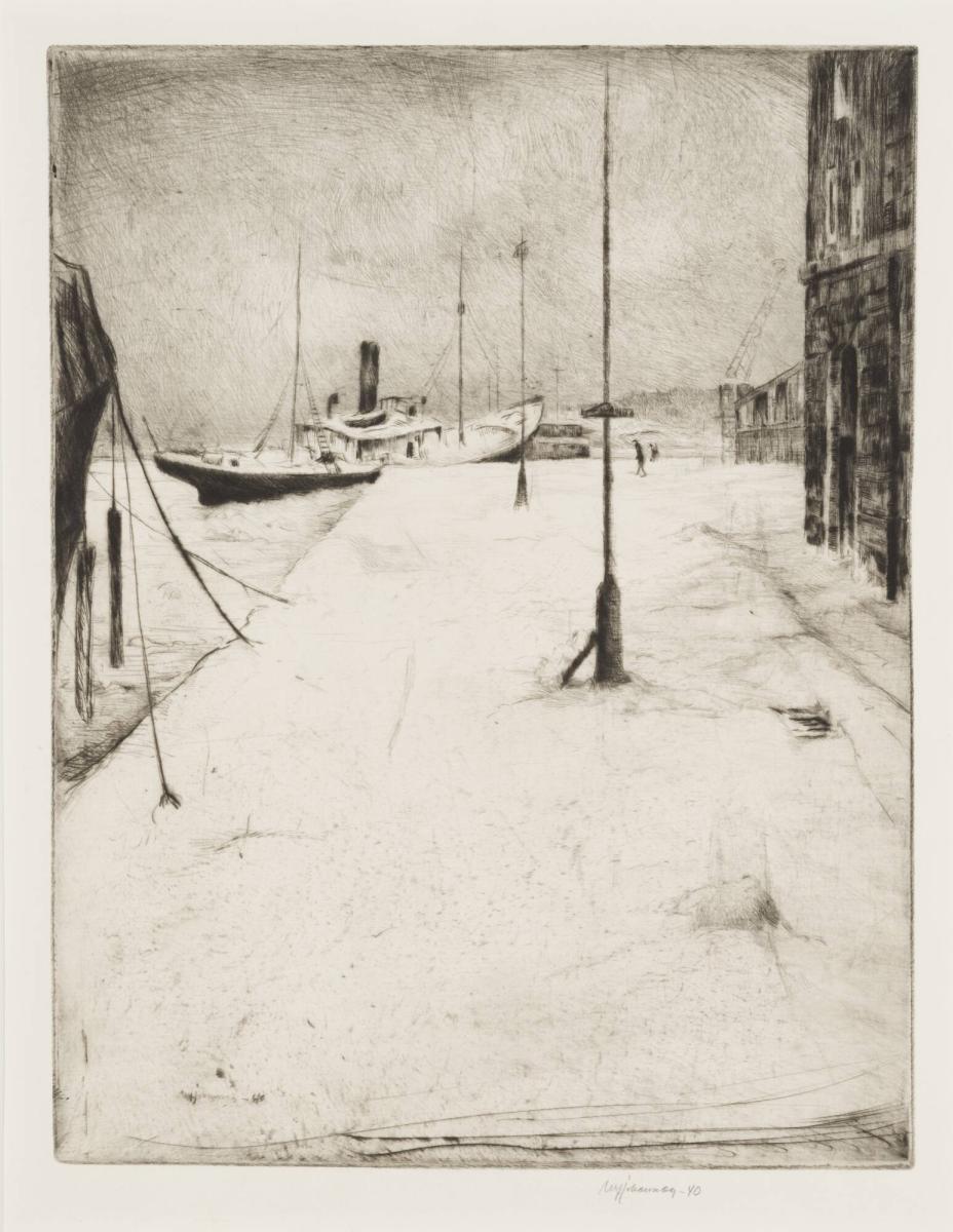 Vinter, Blasieholmen
