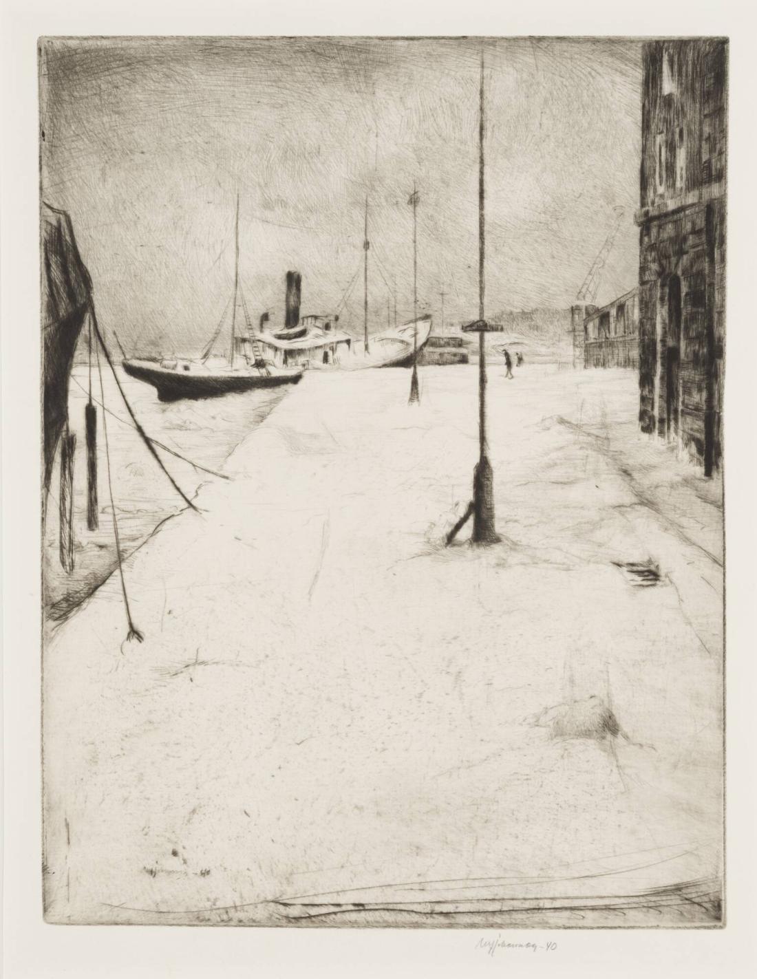Vinter, Blasieholmen