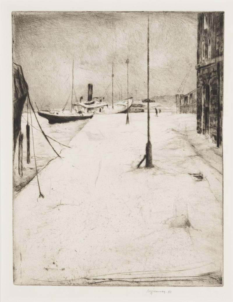 Vinter, Blasieholmen
