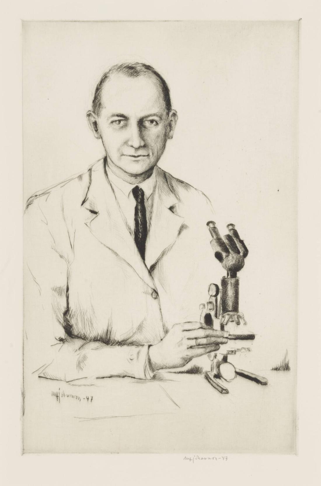 Porträtt av med.dr Fredrik Wahlgren
