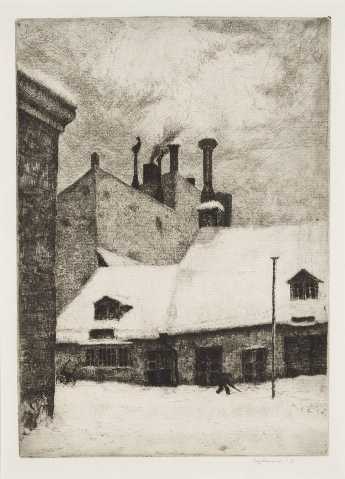 Stadsbild, vinter