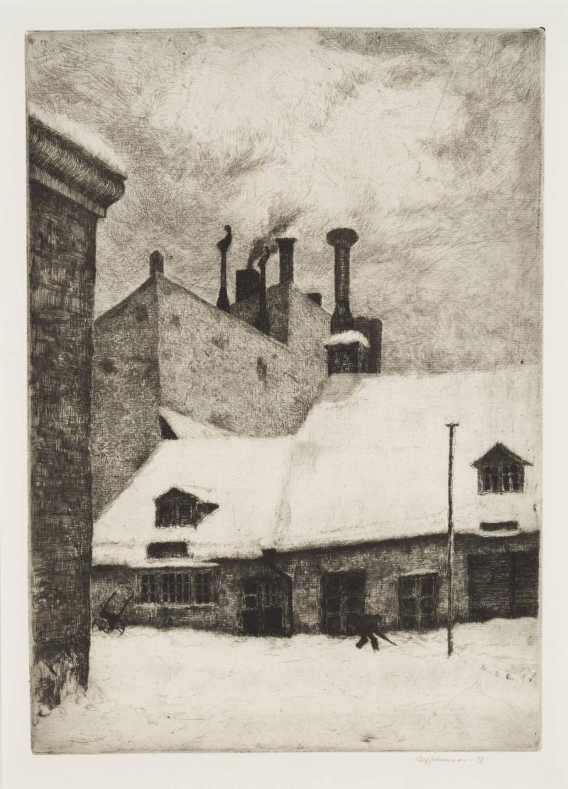 Stadsbild, vinter