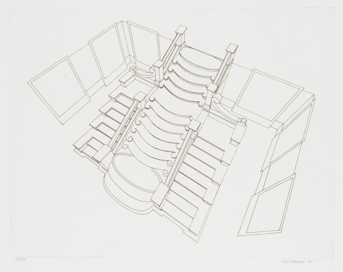 Trappan i Biblioteca Laurenziana, Florens