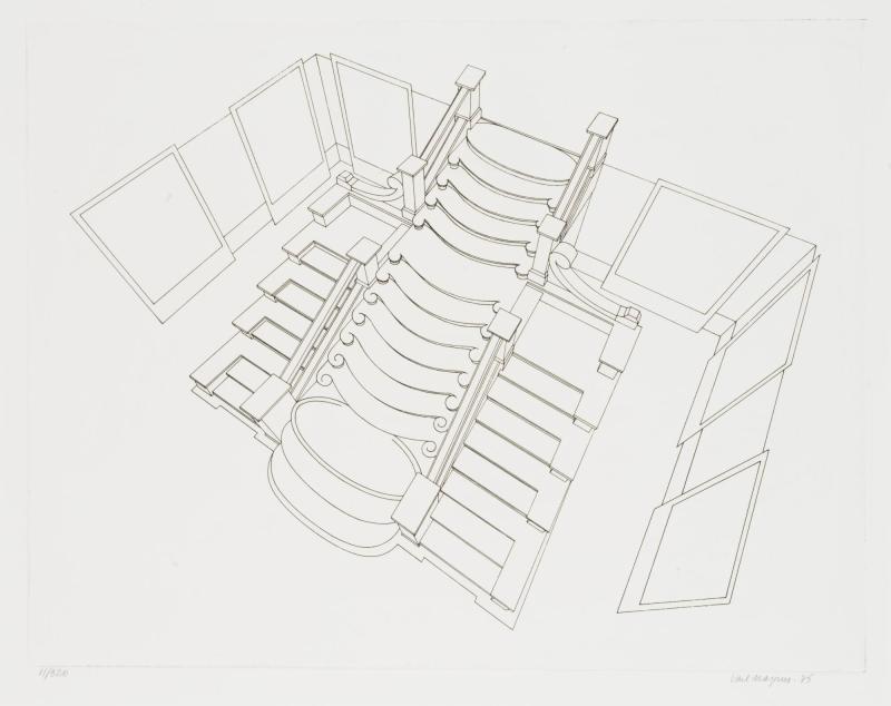 Trappan i Biblioteca Laurenziana, Florens