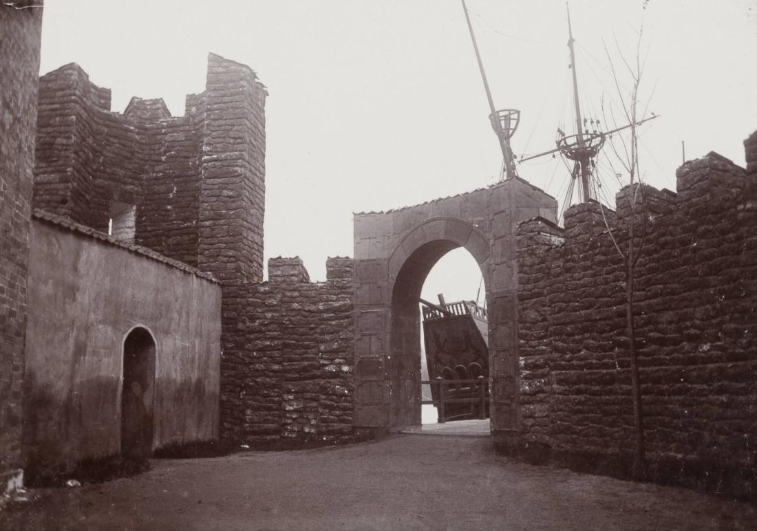 Portöppning "Gamla Stockholm". Stockholmsutställningen 1897