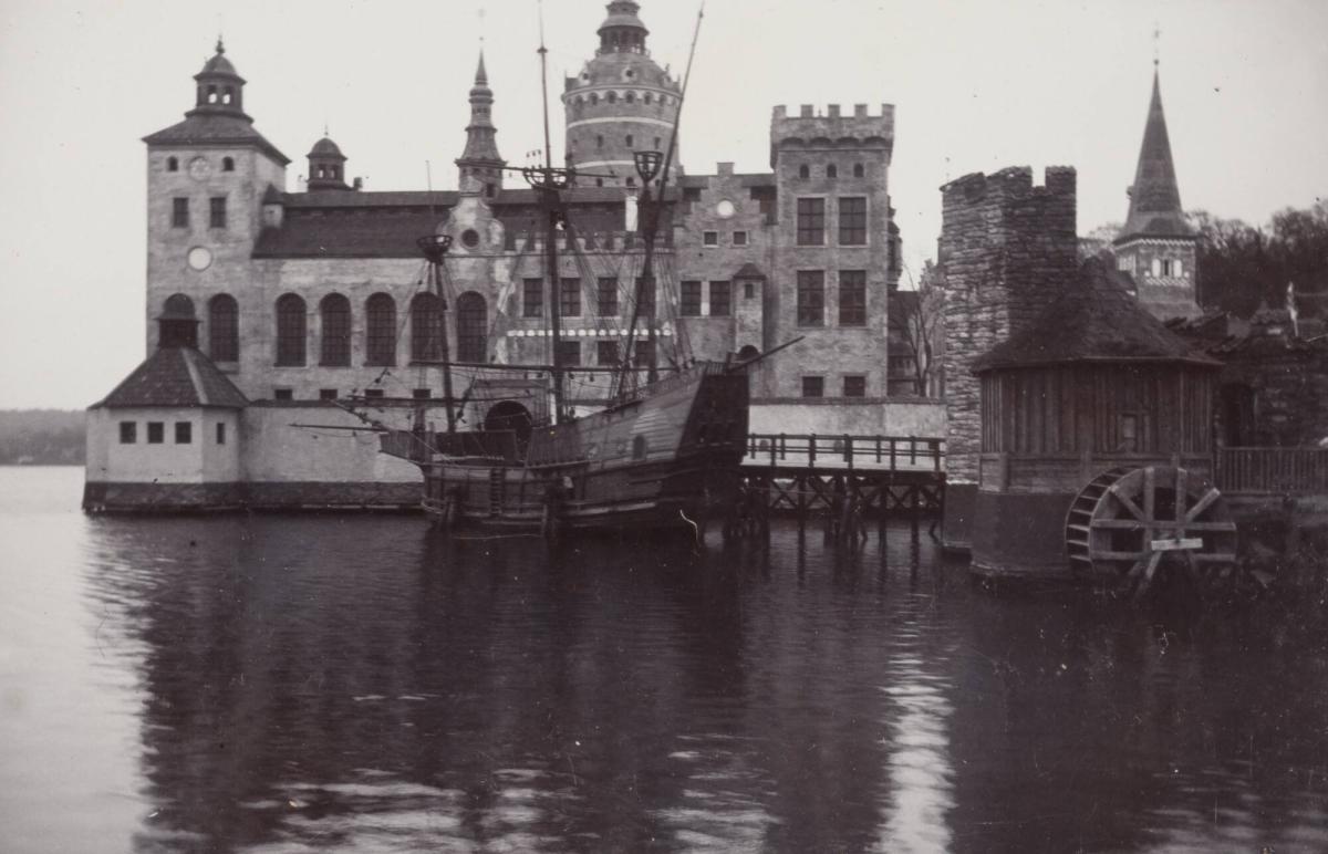 Slottet Tre Kronor, "Gamla Stockholm". Stockholmsutställningen 1897