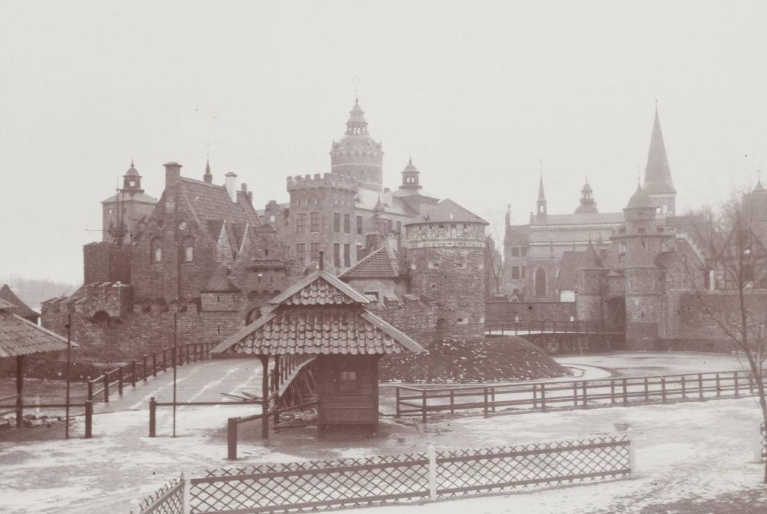 Entré till "Gamla Stockholm". Stockholmsutställningen 1897