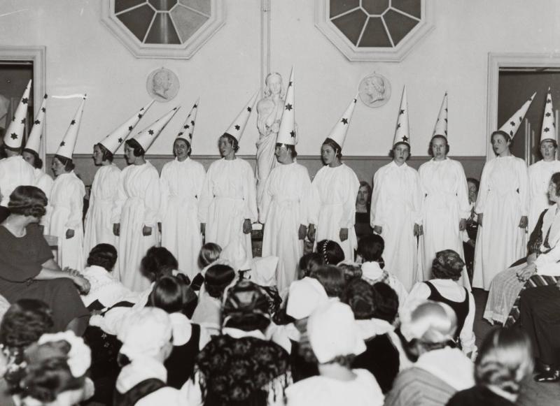 Luciafesten 1936. Högre lärarinneseminarium