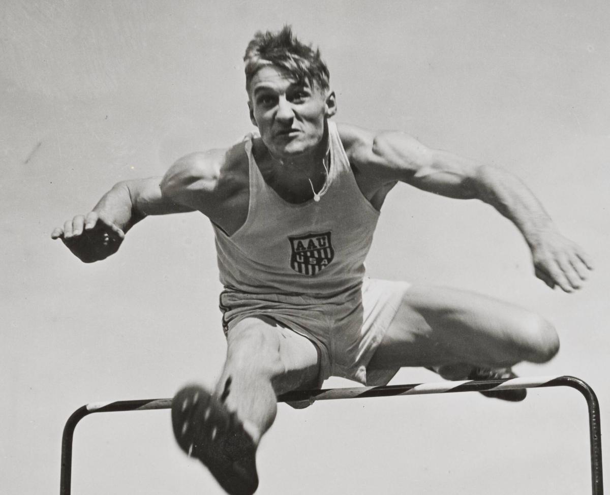 Häcklöpare Moreau, USA. Stadion, Stockholm