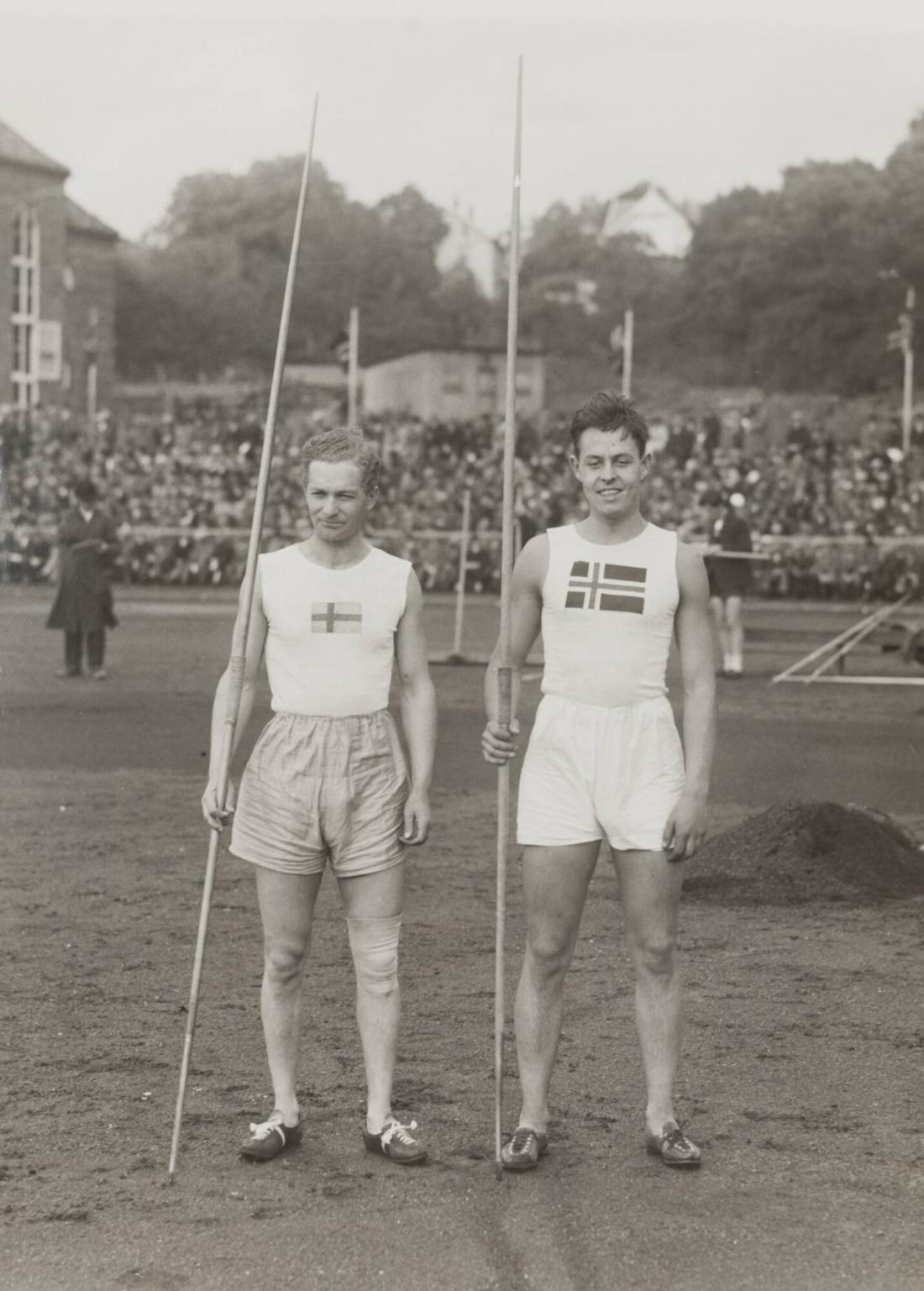 Spjutkastning. Lindström och Sunde