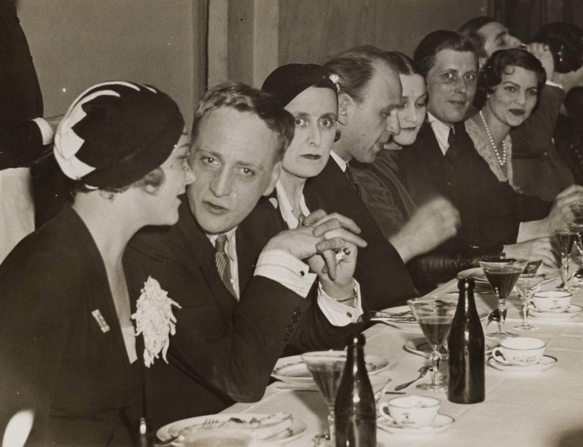 Karin Molander, Gösta Ekman, fru Ekman, Per Lindberg, Anna Lindahl, Torsten Quensel, Margit Manstad