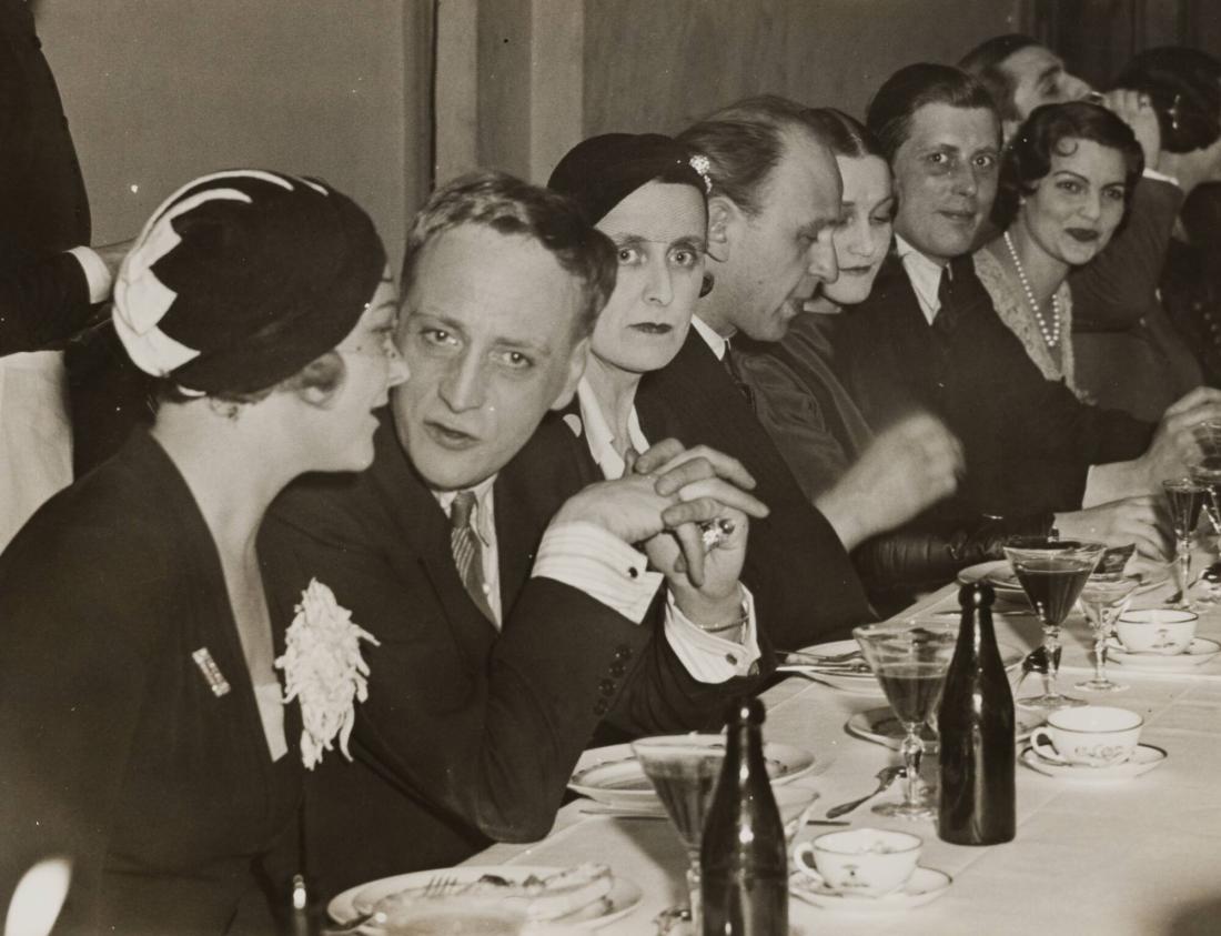 Karin Molander, Gösta Ekman, fru Ekman, Per Lindberg, Anna Lindahl, Torsten Quensel, Margit Manstad