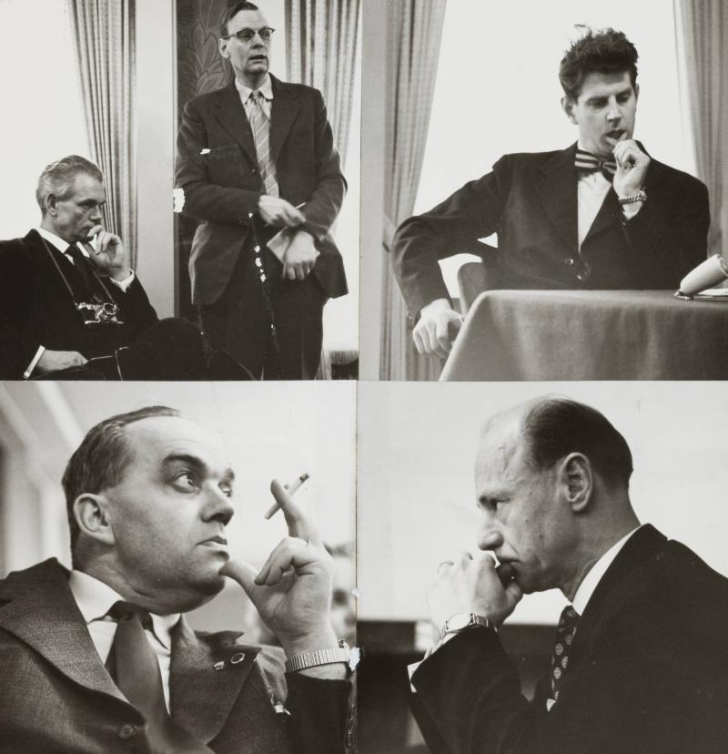 Konsten att lyssna. Bilderna från SvFF:s södra krets årsmöte 1957