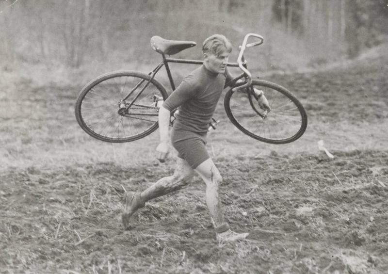 Cykeltävl. idag. Segraren G Jonsson, Enskede