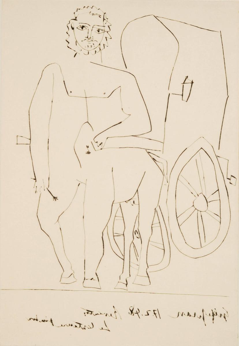 Le centaure et sa carriole