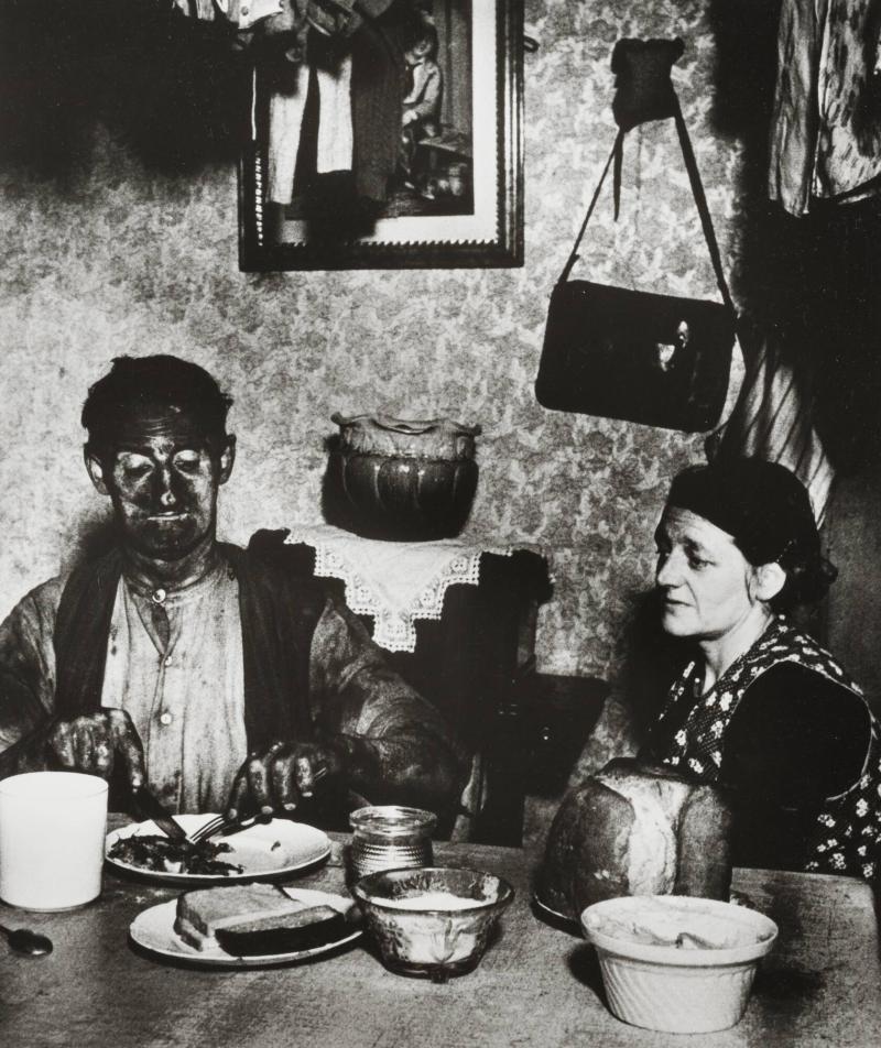 Northumbrian Miner at His Evening Meal
