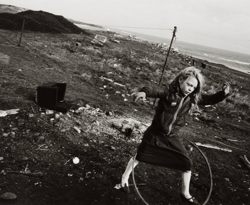 Helen and her Hoola Hoop, Lynemouth