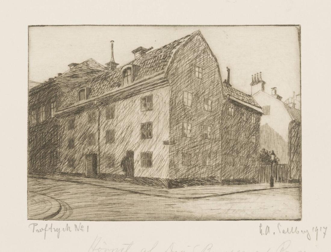 Hörnet av David Bagares gata och Regeringsgatan