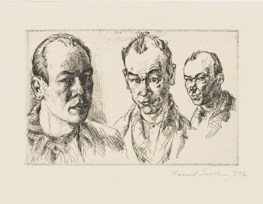 Självporträtt. Tre fysionomiska studier