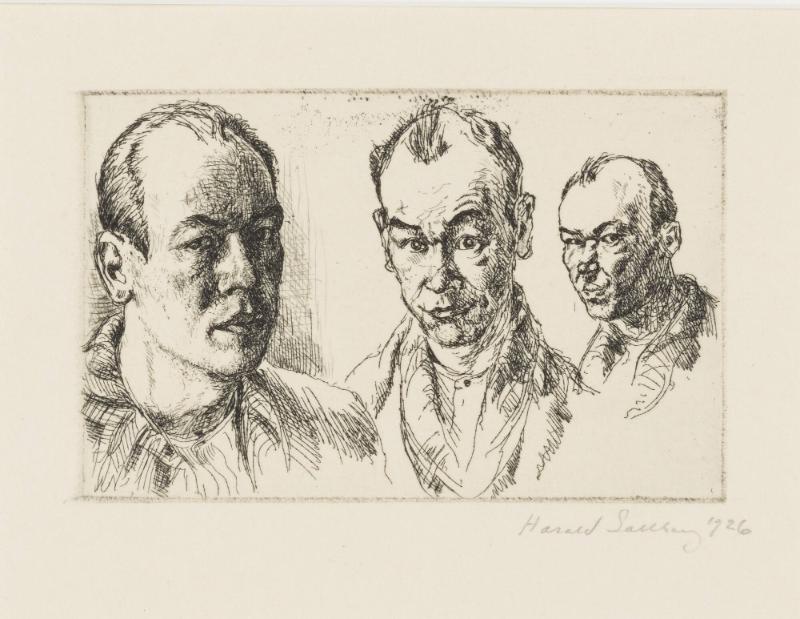 Självporträtt. Tre fysionomiska studier