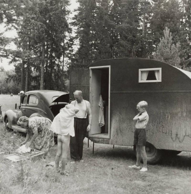 Bilcamping, Åsvägen, Långheden, Väster Färnebo, Västmanland