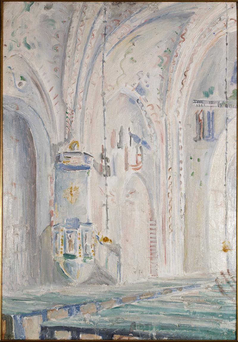 Interiör från Vendels kyrka