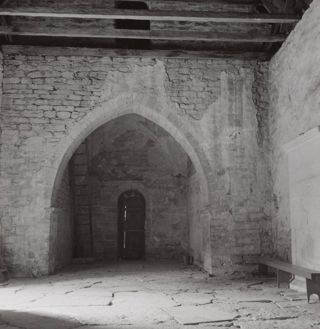 Källunge kyrka, Gotland. Tornrummet