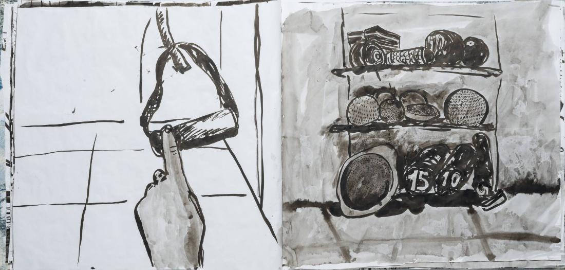 Studier av människor och mig själv som tränar