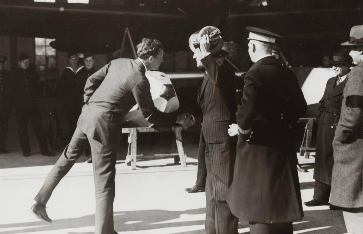 Charles Lindbergh i Stockholm