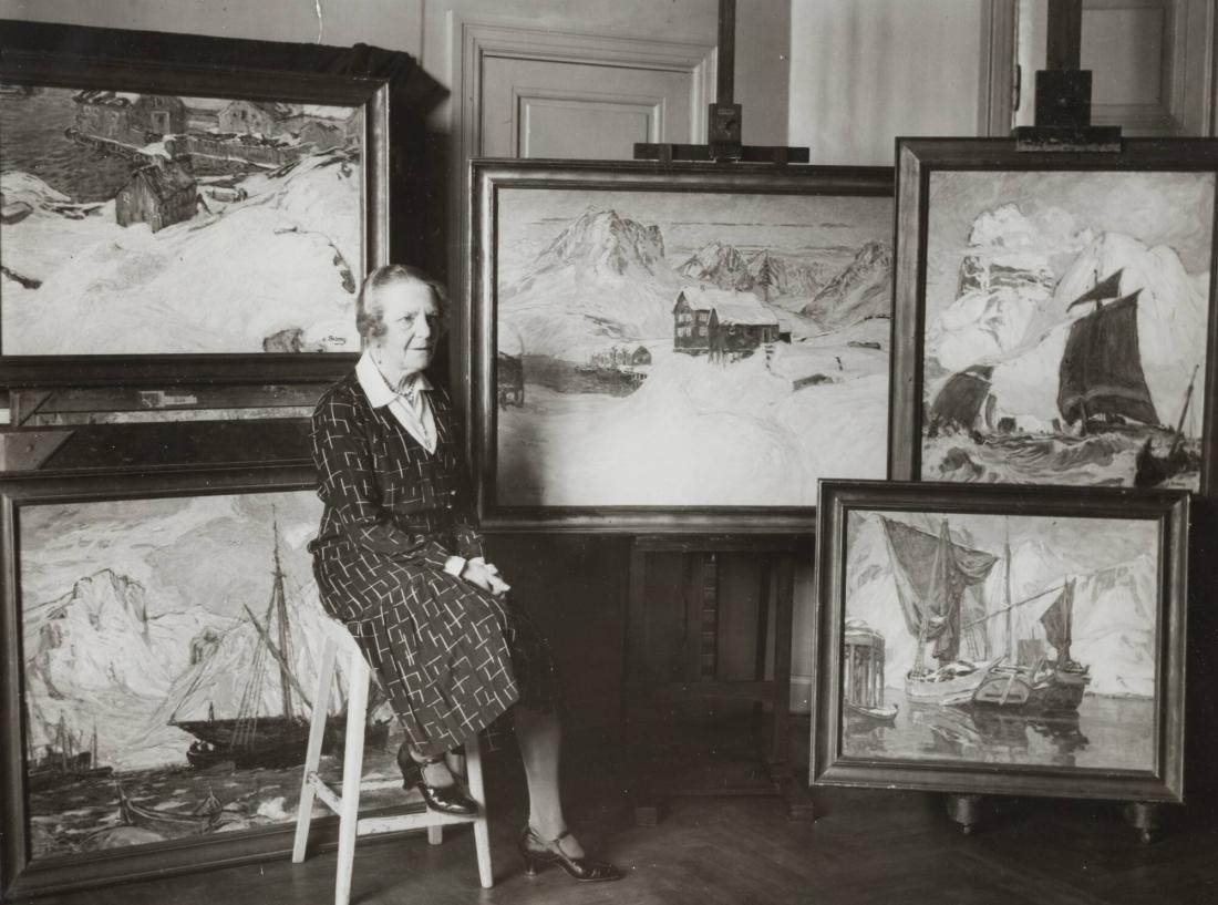 Konstnärinnan Anna Boberg