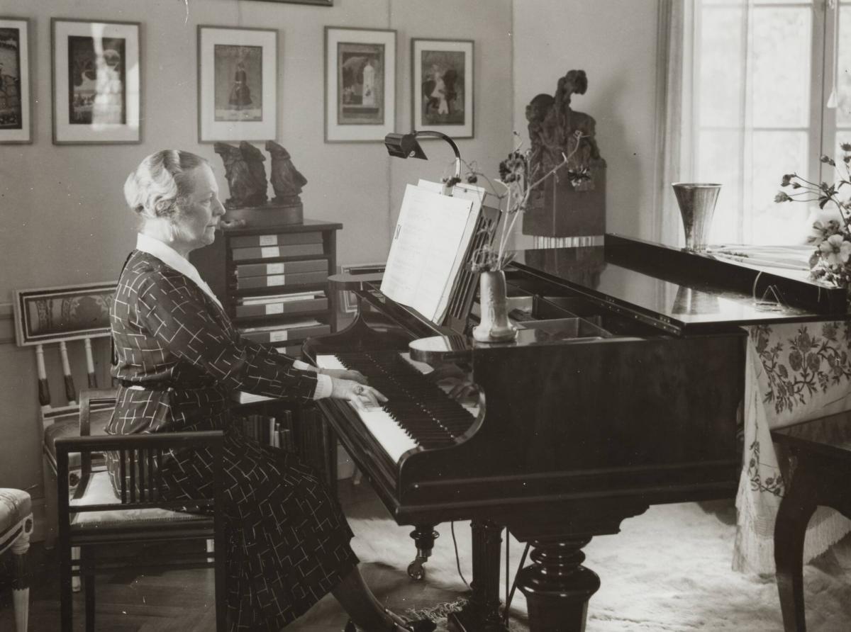 Konstnärinnan Anna Boberg