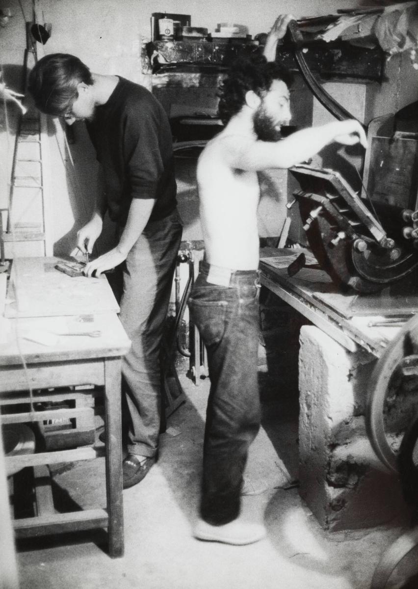 Angus MacLise och Piero Heliczer
