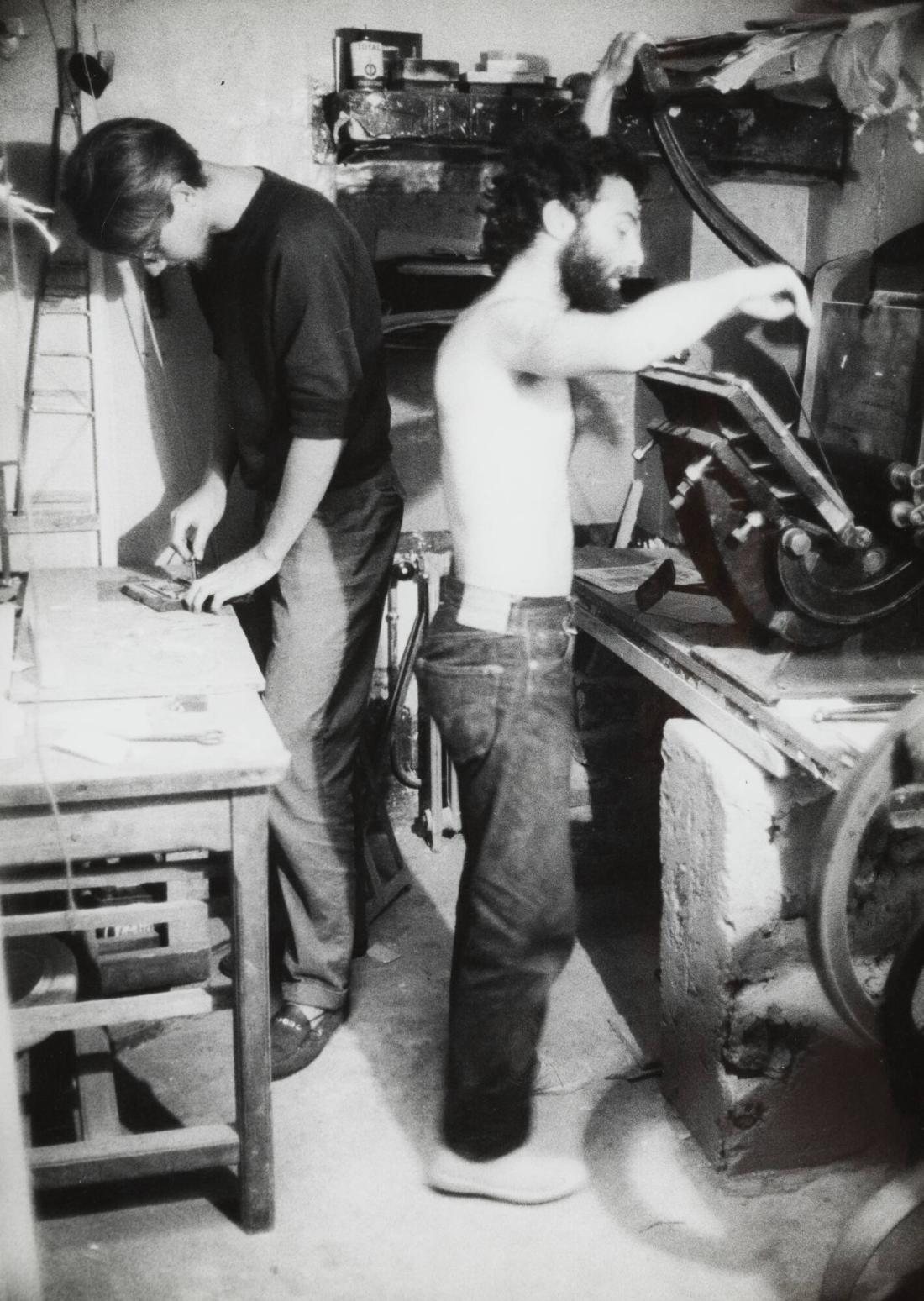 Angus MacLise och Piero Heliczer